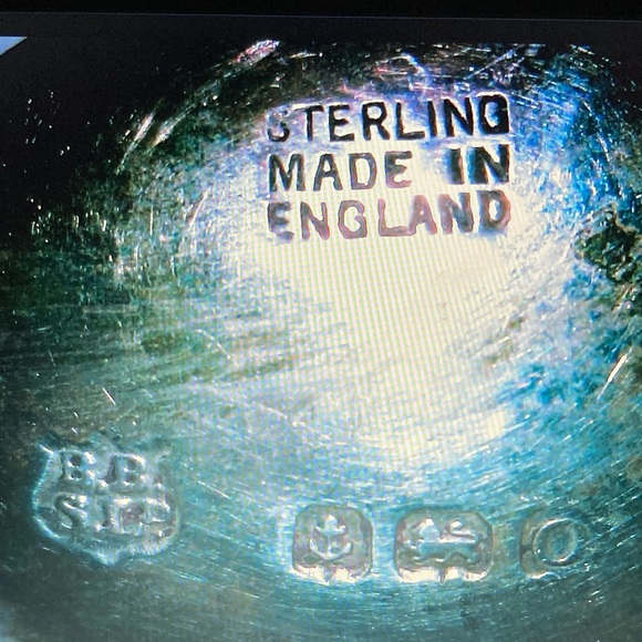 11 ANTIQUE made in England STERLING SILVER barker brother LTD spoons ! - Picture 1 of 4